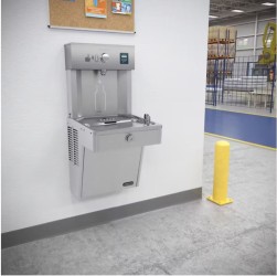 AquaGo 2002 Elkay LVRC8WS2K Vandal Resistant Refill Station & Drinking Fountain, Chilled & Filtered
